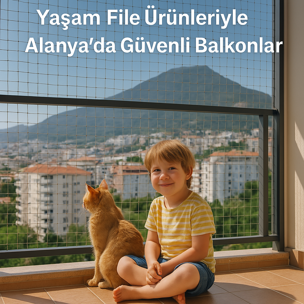 Yaşam File Ürünleriyle Alanya’da Güvenli Balkonlar
