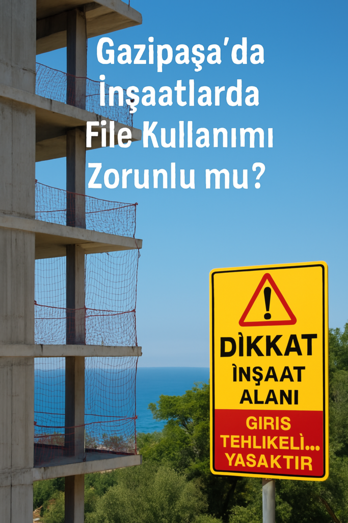 Gazipaşa’da İnşaatlarda File Kullanımı Zorunlu mu?