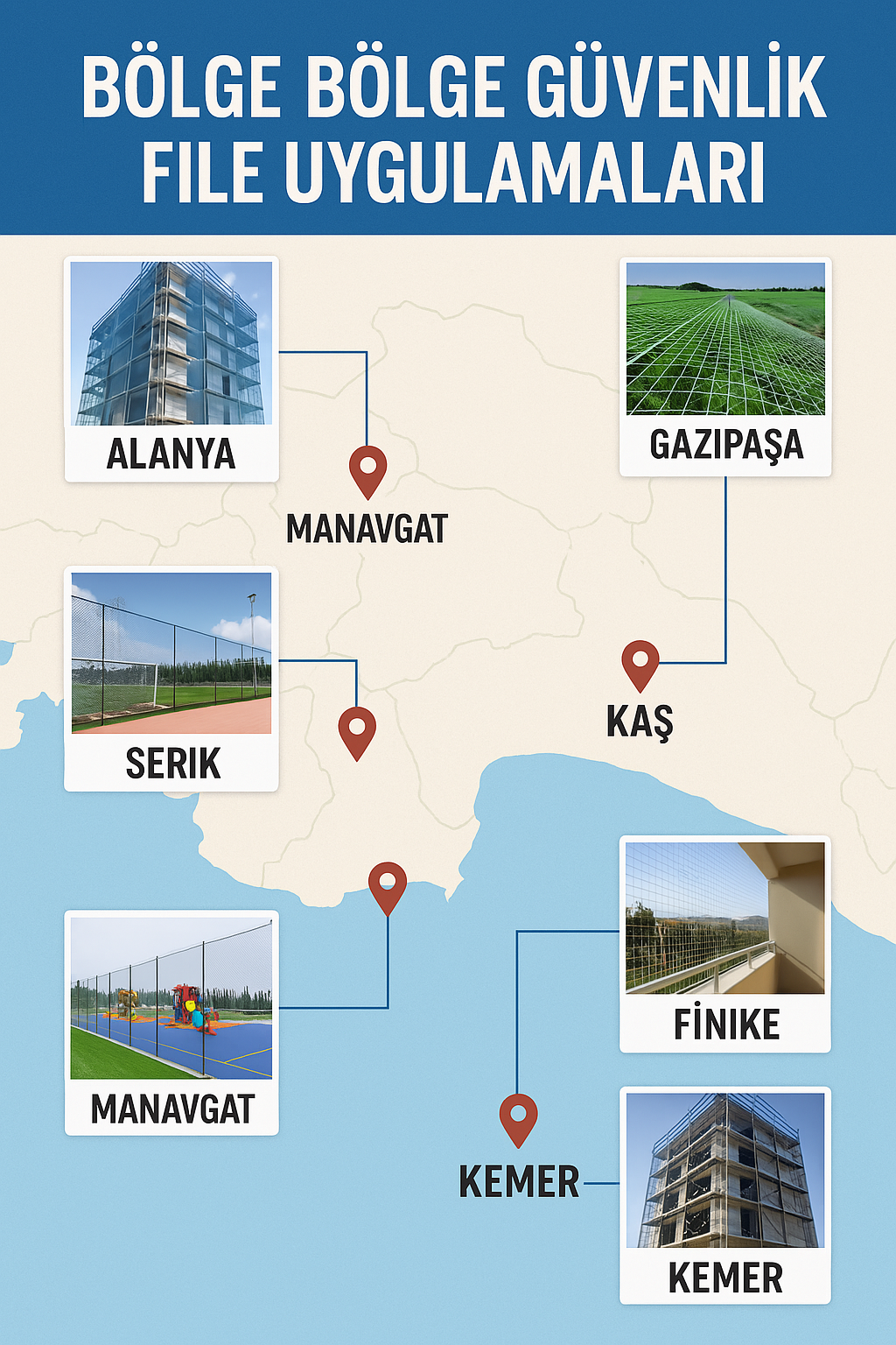 Bölge Bölge Güvenlik File Uygulamaları: Alanya’dan Kemer’e